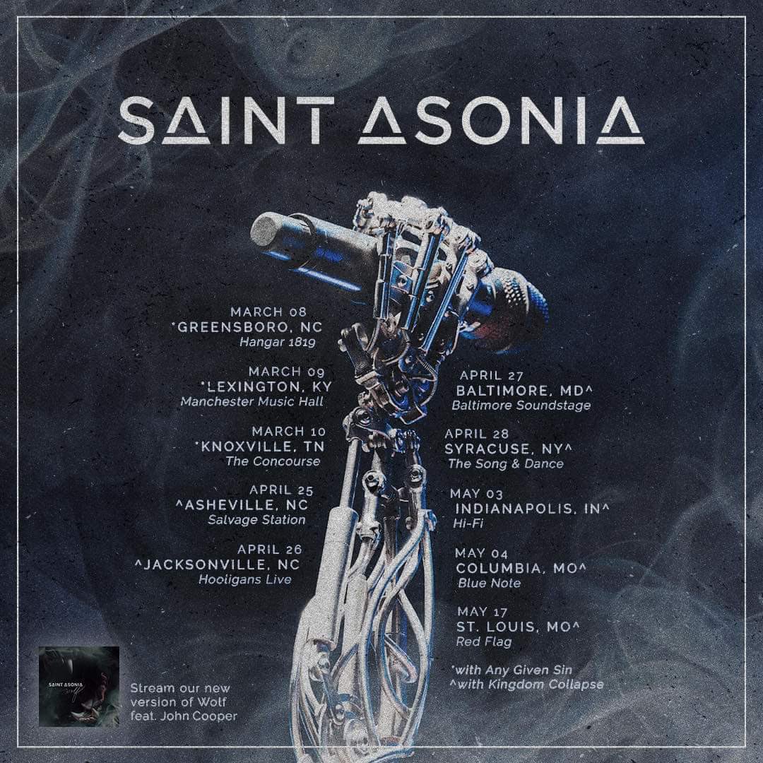 RiffMediaGroup's tweet photo. Back on the road this week!!
@kingdomcollapse is heading out to support @saintasonia!
Tickets and M&G upgrades available now: https://t.co/yMKTaNC88t
We’ll see you in Baltimore 🤘🏻
#kingdomcollapse #ontour #livemusic #meetandgreet #getvip https://t.co/D3609c8LWV