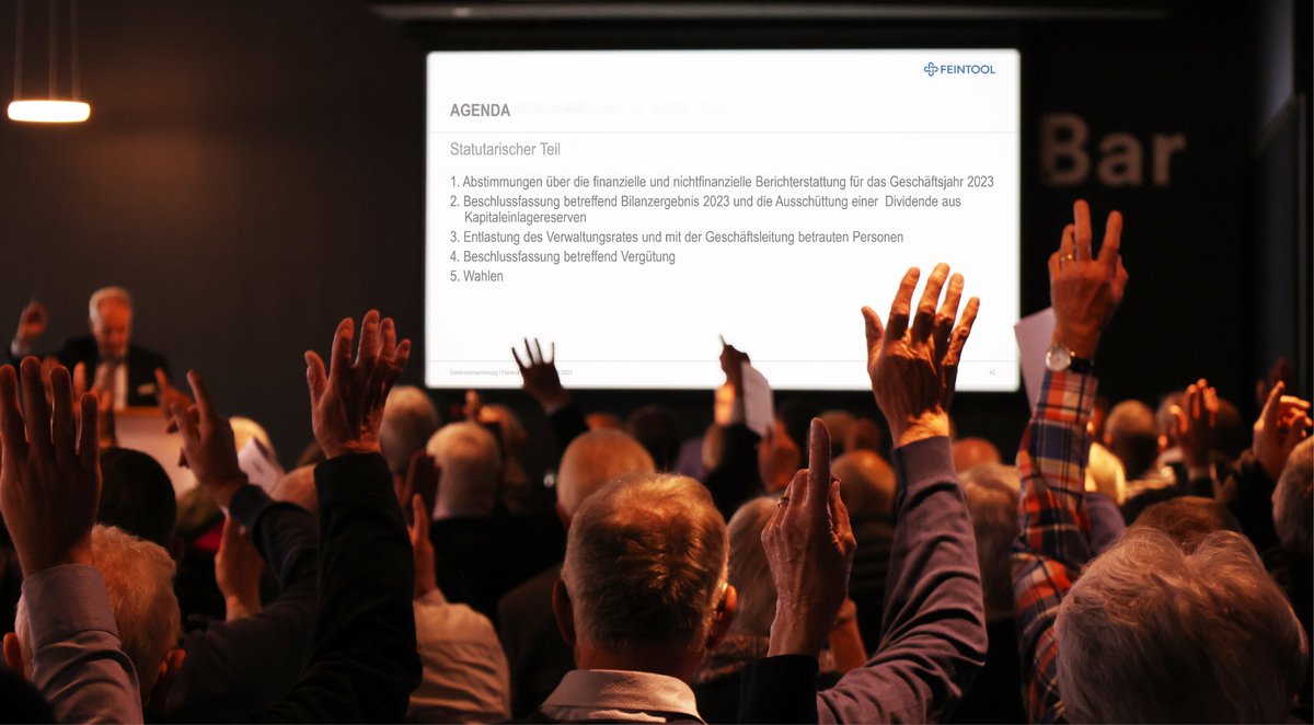 The shareholders of Feintool International Holding AG accepted all motions at the Annual General Meeting on April 23, 2024. Press release: feintool.com/insights/feint…