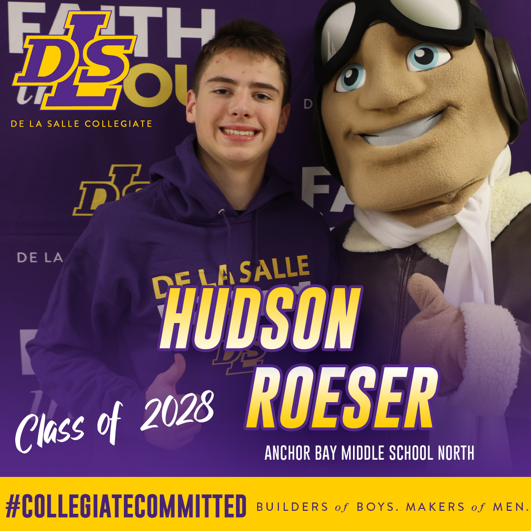 COLLEGIATE COMMITTED: We are excited to introduce Hudson Roeser as the latest member of the Class of 2028 to be #CollegiateCommitted. He is the brother of Rhett Roeser, '24, and comes to us from Anchor Bay Middle School North. Welcome, Hudson! #PilotPride #classof2028