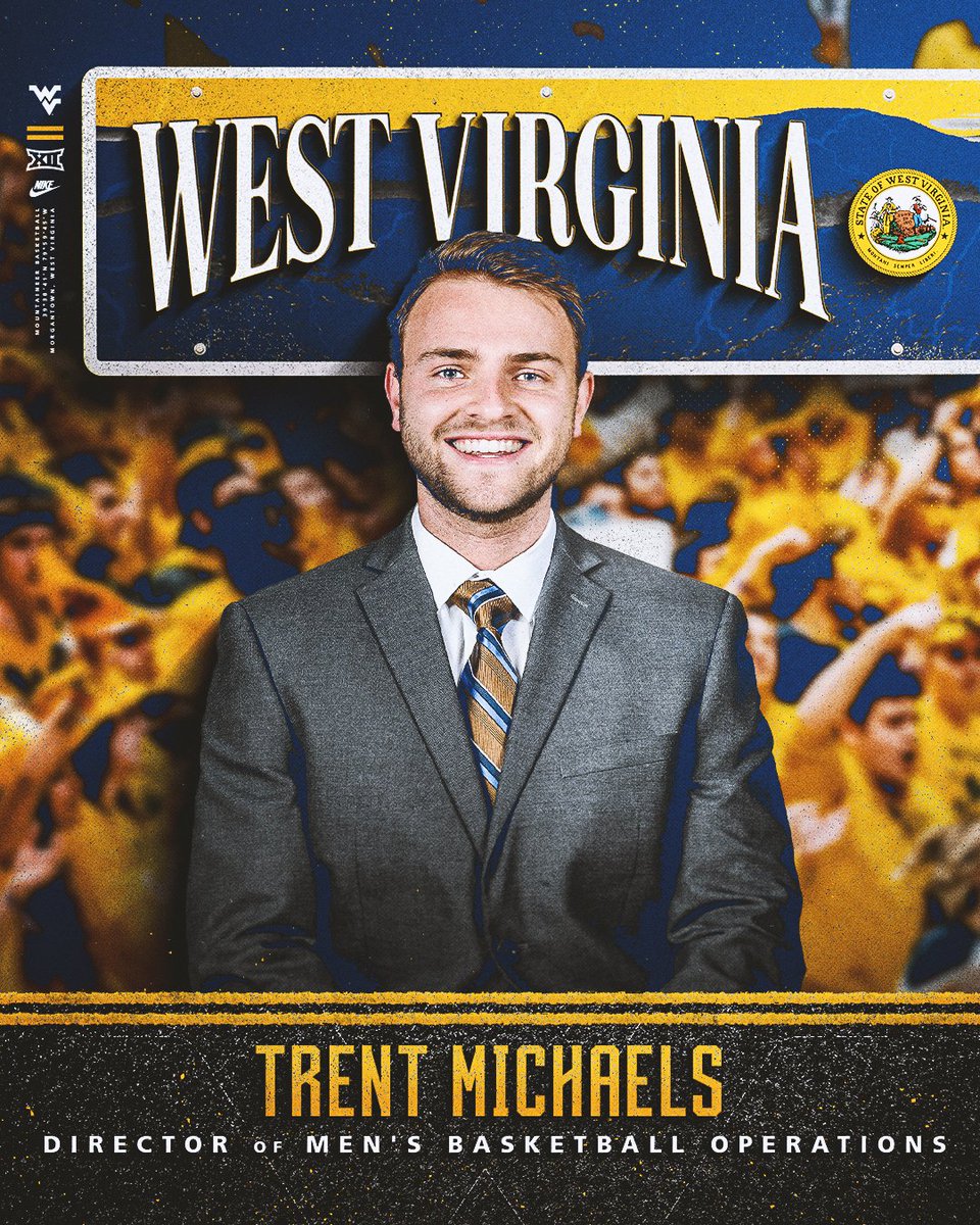 Run it back, @TrentDMichaels! 👋 The two-time WVU grad will continue to serve as our director of men's basketball operations. 🔗 tinyurl.com/22dgufl7 #HailWV