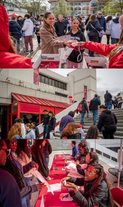 montclairstateu's tweet photo. Accepted Student Day Recap! 🔴⚪ #FutureRedHawk 

(Open for a surprise 👀) https://t.co/SwbdwgoFZs