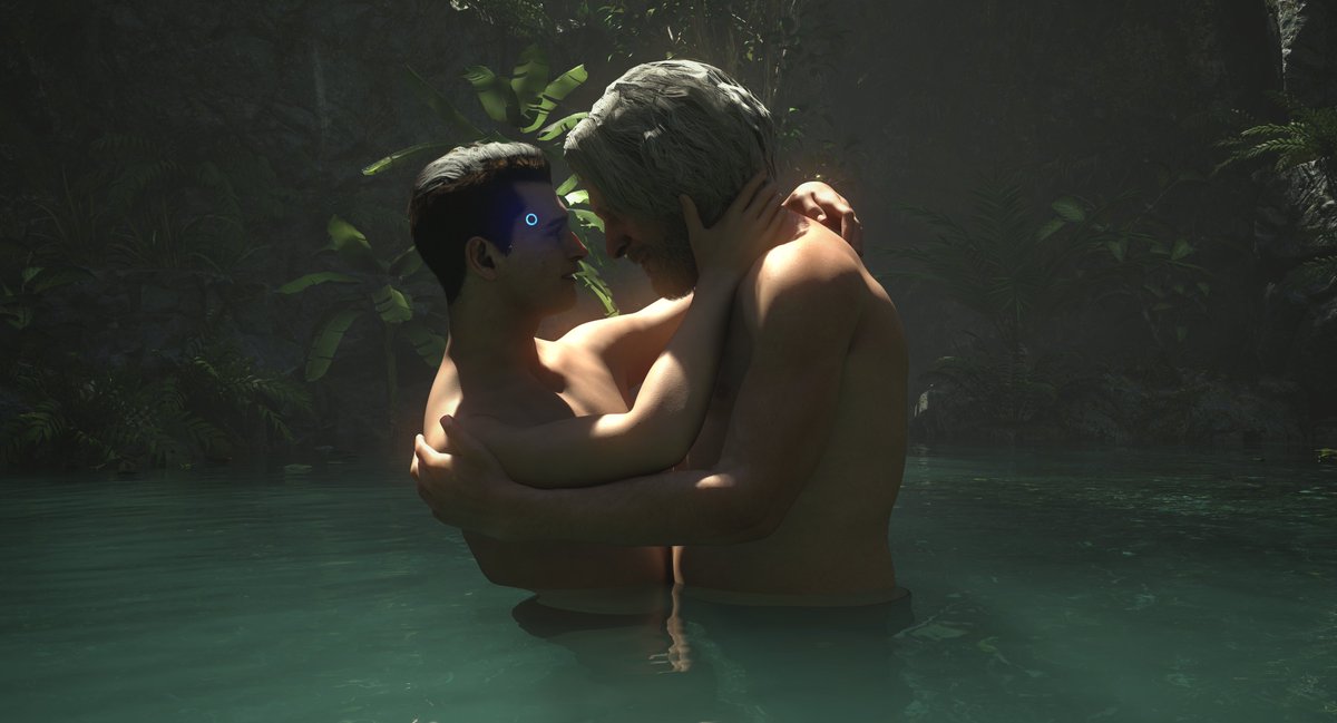 I wanted somthing warm and sunny. Hank and Connor having vacation❤️I think they deserve to be left alone outside the bustle of the city and all sorts of revolutions. Two men in love just
#dbh #conhanking #hankanderson #DetroitBecomeHuman #hankcon #daz3dstudio #truelove #hankcon