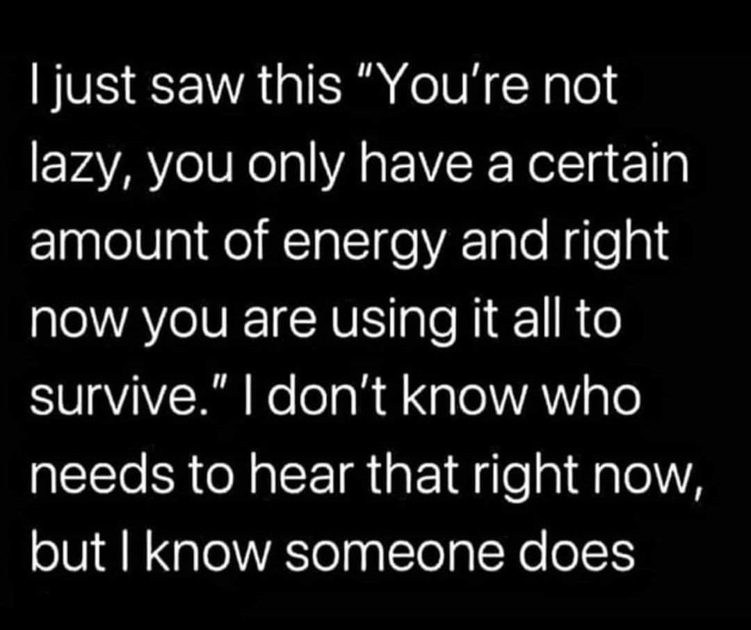 We might get called or think of ourselves as #Lazy, but lazy has more layers to it than just face value People use #mentalload/physical #energy to give their #Mindset a break from the battles they're fighting