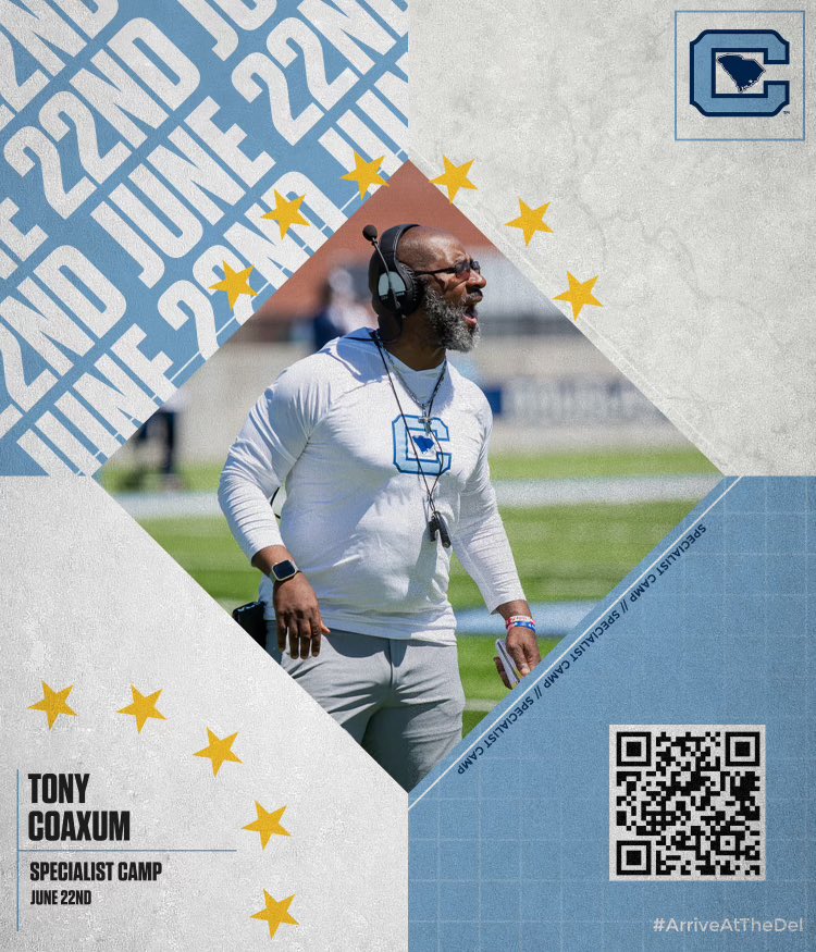 🚨 🚨 🚨 ATTENTION ALL SPECIALISTS! When you have former NFL ST coaches as HC &amp; STC you know we wouldn’t forget about you! Hit the link below and come get coached up! 
#FireThoseCannons #TipOfTheSpear #ArriveAtTheDel 
mauricedraytonfootball.totalcamps.com