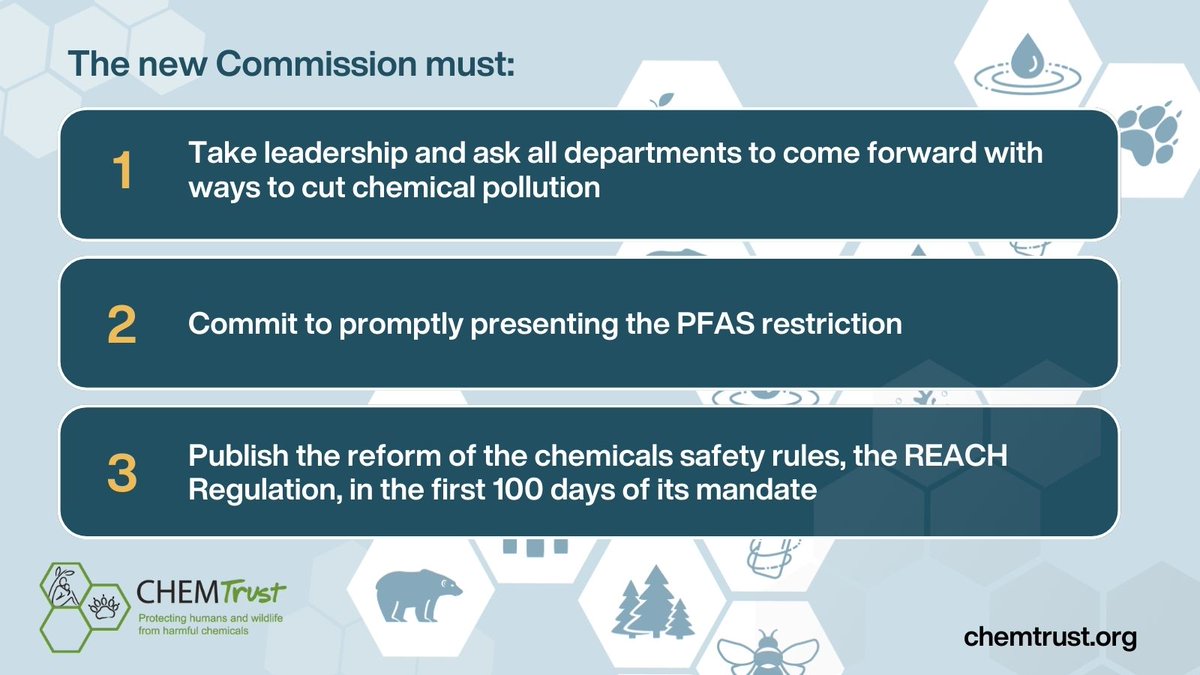 Chemical pollution scandals are making headlines all over Europe - now is the time for action ⚠️⏰ We’re calling on MEPs to act, read our asks 👇 chemtrust.org/wp-content/upl… #ChemicalPollution #ToxicFreeFuture