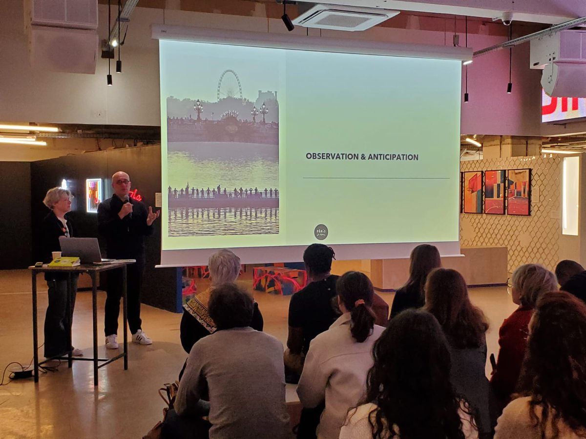 Fredhoc's tweet photo. À #Spot24 lors du point d'info mensuel de @ParisJeTaime à destination de ses adhérents, je suis intervenu pour dire que @Paris est mobilisée pour les accompagner durant les #JOP2024, améliorer l'accueil des visiteurs et se projeter vers un futur durable du tourisme parisien ! https://t.co/f3iLVLQ9XS