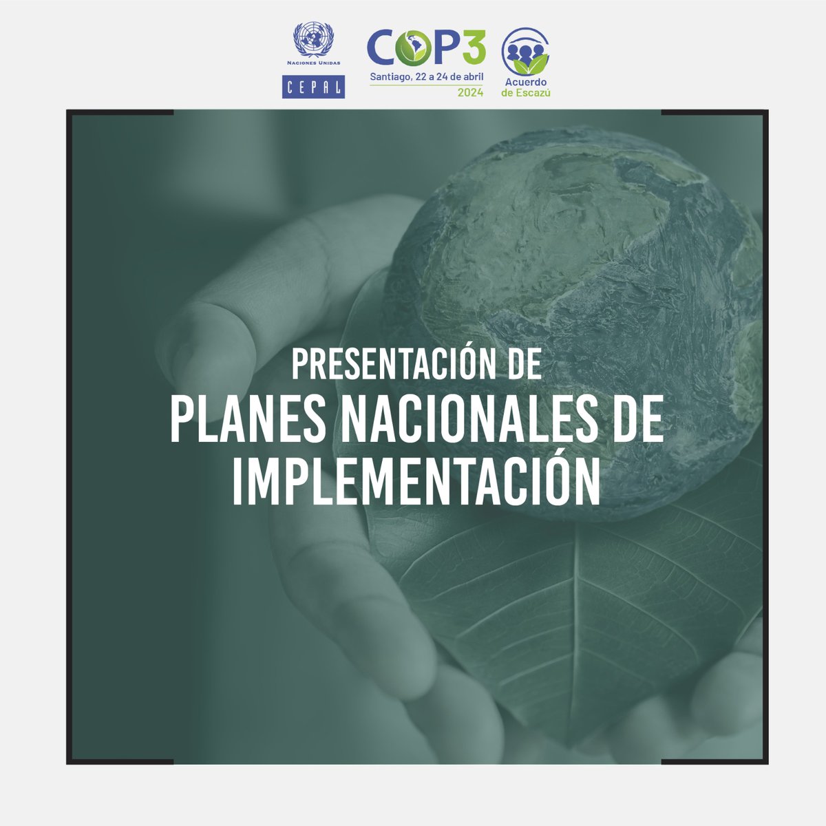 ✅AHORA en la #COP3Escazú Ecuador 🇪🇨 Argentina 🇦🇷 Santa Lucía 🇱🇨 Belice 🇧🇿 México 🇲🇽 Uruguay 🇺🇾 y Chile 🇨🇱 presentan sus planes nacionales de implementación del #AcuerdoDeEscazú🌿 Detalles 👉bit.ly/3xPsAxN En vivo 📺 bit.ly/3UXZrHp