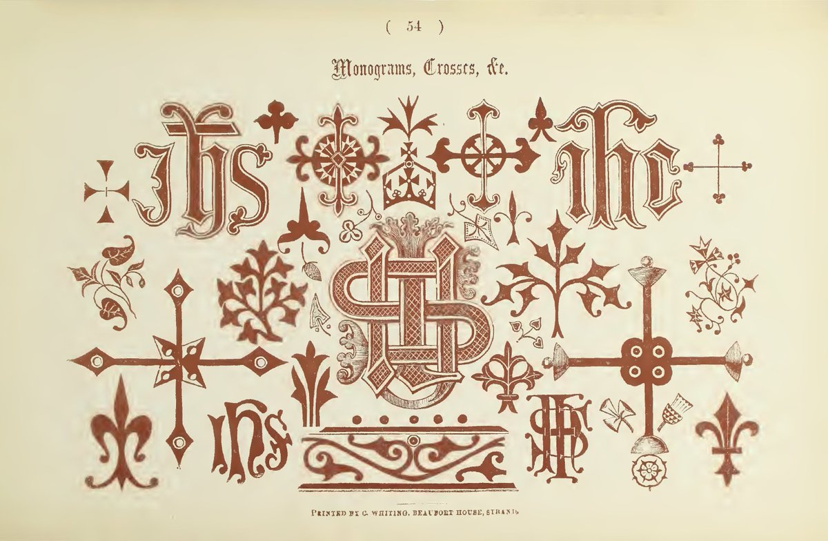 The Book of Ornamental Alphabets, 1863 
h/t @internetarchive → archive.org/details/bookof…