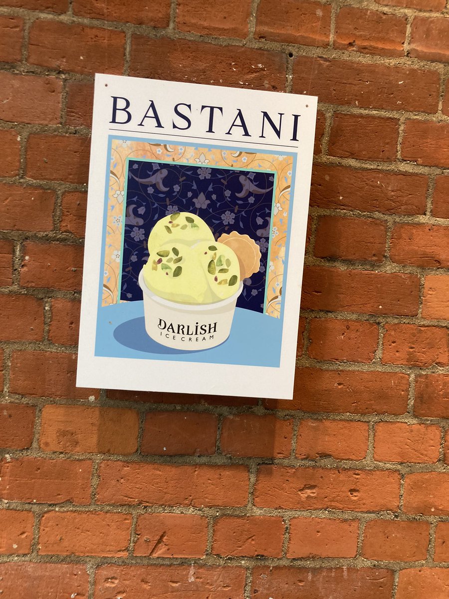 Spotted @AaronBastani at a fancy East London ice cream place attached to the @BishopsgateInst