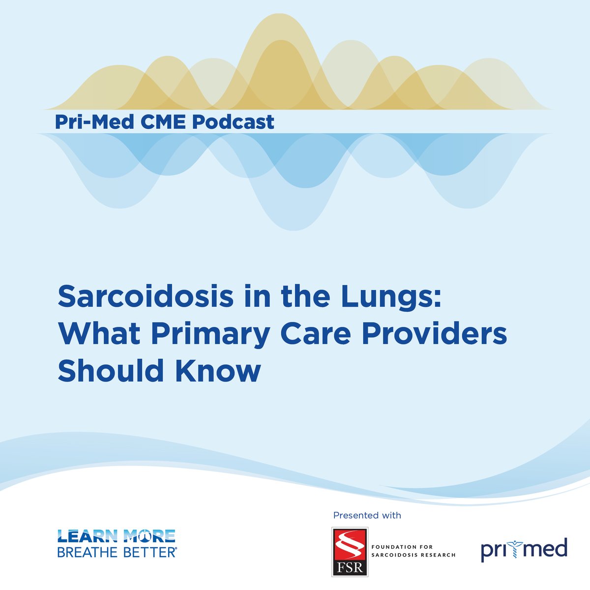 Primary care providers: Earn CME credit through this @PriMedCME podcast presented with @StopSarcoidosis on what to know about sarcoidosis in the lungs. Speakers include @NHLBI_Translate & @YaleMed's Dr. Mridu Gulati. Listen here: bit.ly/45MSgHu