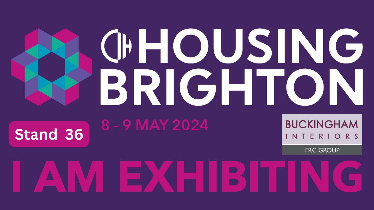 Buckingham Interiors (@buckinteriors) on Twitter photo We're exhibiting at <a href="/CIHhousing/">Chartered Institute of Housing</a> Brighton 2024.
Come and see see us on Stand 36!
#housingbrighton2024 #buckinghaminteriors We're exhibiting at <a href="/CIHhousing/">Chartered Institute of Housing</a> Brighton 2024.
Come and see see us on Stand 36!
#housingbrighton2024 #buckinghaminteriors