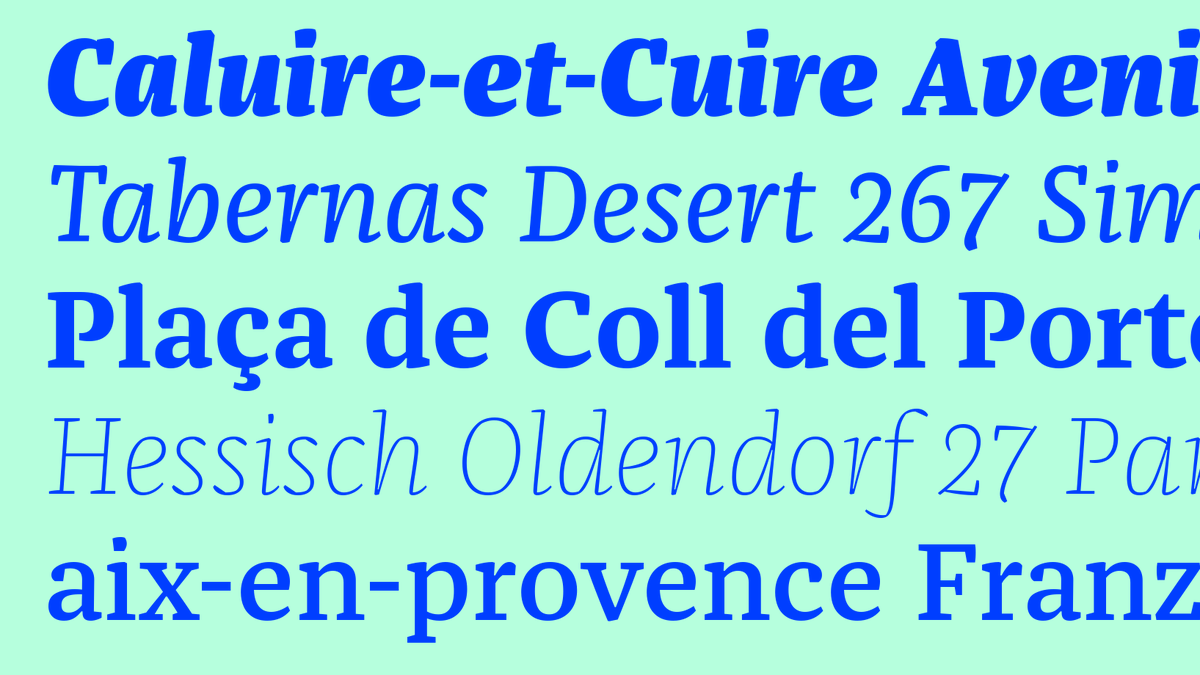 NEW on Fontstand is Franziska by @TypeMatesFonts, a strong and robust text typeface with plenty of character in headline sizes thanks to mixing elements of Renaissance serifs and classical slabs with delicately balanced details, in 10 weights plus Italics. fontstand.com/fonts/franziska