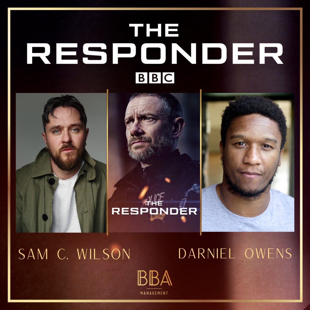 Our incredible SAM C. WILSON (@TheSamCWilson) and DARNEIL OWENS (@darneil_o) join the cast of the critically acclaimed and six-time BAFTA-nominated, International Emmy winning @BBC drama THE RESPONDER for Series 2 🚨 Sam has been cast as ‘Mark Hodgkin’, and this is Darneil’s…