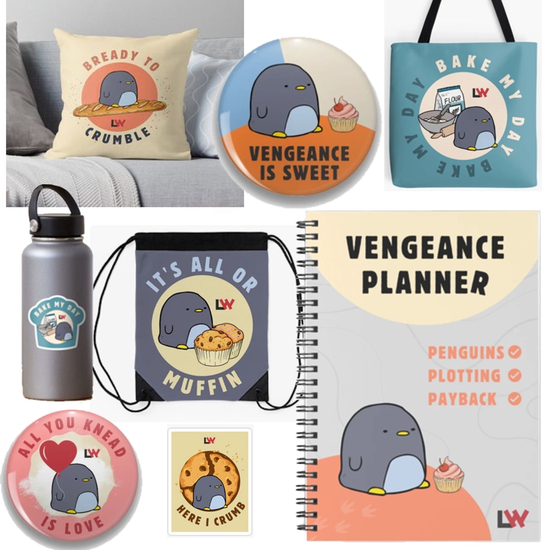 LeeWinterOz's tweet photo. Fun fact (which my newsletter subscribers know) - there is merch for Vengeance Planning for Amateurs now. It's a bit of "punny" fun inspired by Olivia's buttons in the book. Any profits go to feeding our wild backyard quendas and birds.🐦
https://t.co/2wa63xFu3z
@YlvaPublishing https://t.co/tWeIkEzpSB
