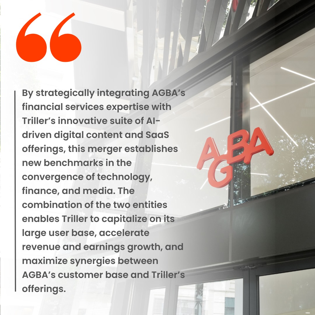 AGBA’s financial expertise and Triller’s AI-powered content are coming together to revolutionize the integration of technology and finance. This strategic partnership is expected to accelerate growth and create unparalleled synergies, resulting in elevated experiences for all