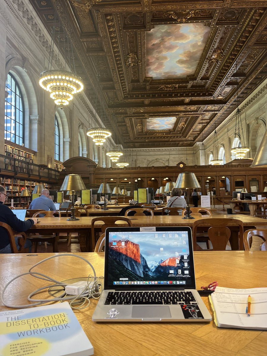 drjimmyando's tweet photo. There are worse venues to choose to procrastinate at…#punkpornpolitics #monograph ✍️📚 @nypl https://t.co/cOMBs9oTkS