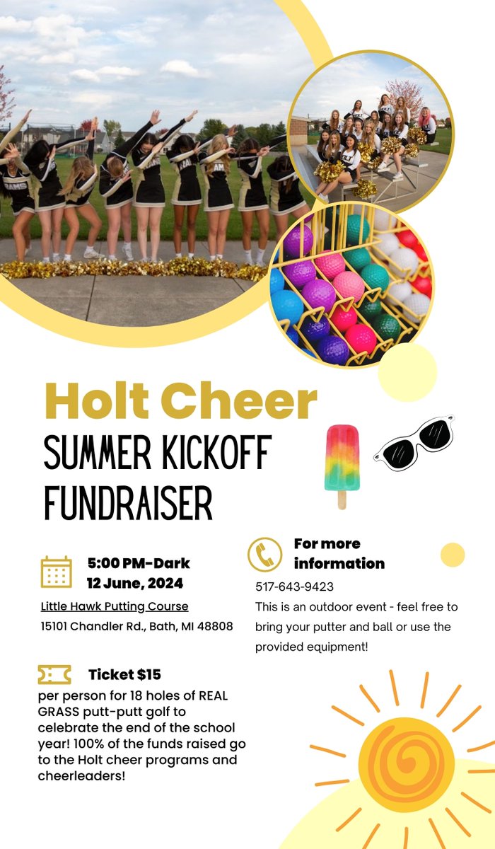 Holt Cheer Fundraiser