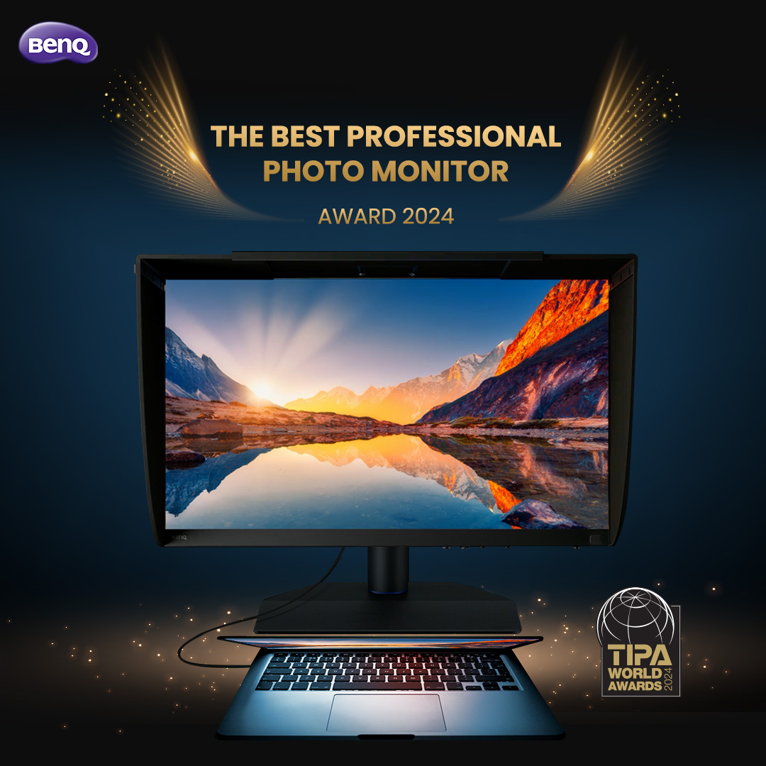 BenQ #AQCOLOR is proud to announce that its #SW272U photographer monitor has been awarded the prestigious title of Best Professional Photo Monitor 2024 by the Technical Image Press Association (TIPA)!

The @TIPAAwards, representing 30 prominent photography publications worldwide,