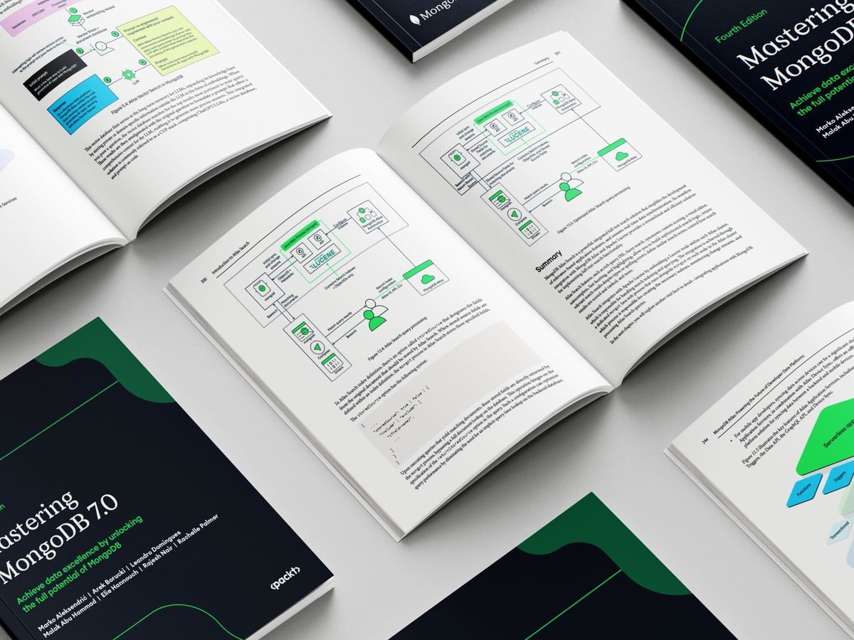 📚 Grow your MongoDB expertise this #WorldBookDay! Dive into our newest release, “Mastering MongoDB 7.0.” Learn how to craft efficient, secure, and high-performing applications and take your skills to the next level. PS: You can get 20% off with the code 20MONGO on Amazon 👀