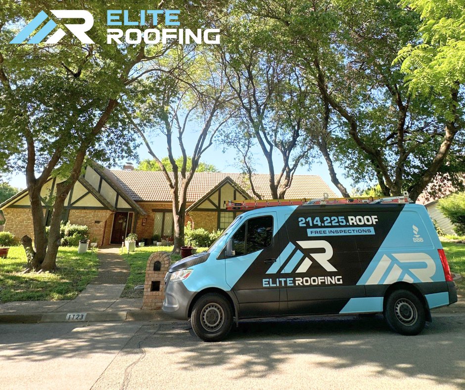 They see us rollin' they lovin'😉 Give us a call for a complimentary roof inspection and estimate. We are all over, and here to help! 💙 #RoofReplacement #FreeInspection #DallasTx #StormRestoration #5StarRoofing #WeGotYou #RollinThrough #Roofing101