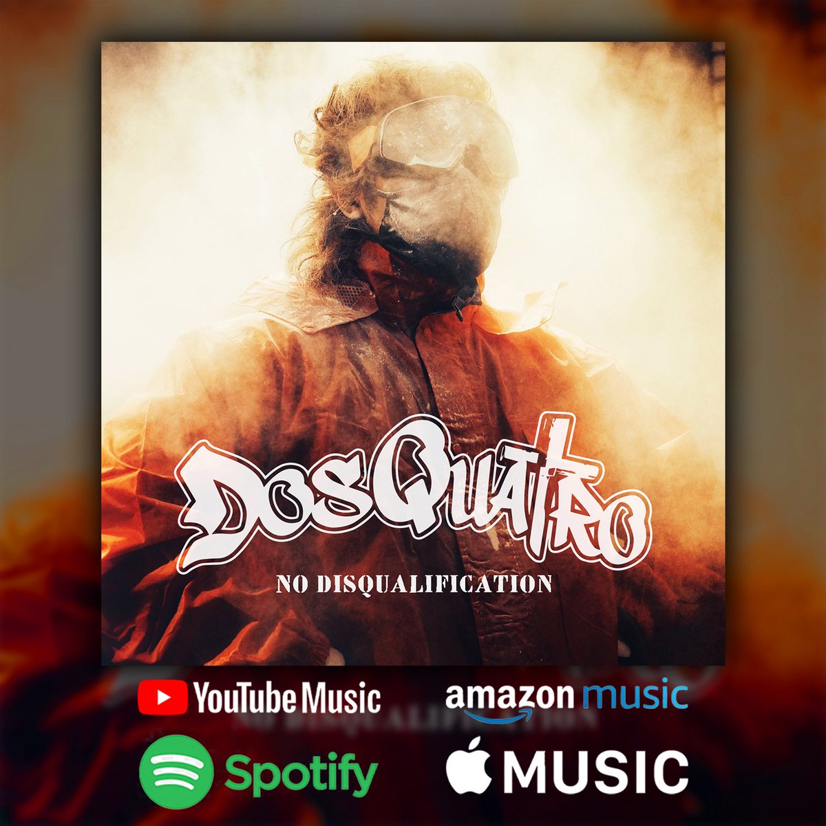 💥24 ANNOUNCEMENT💥 Our 1st single 'No Disqualification' is out on streaming now!! Enjoy it, Spread it, Fuck it!! linkco.re/GDsRXSeu #dosquatro