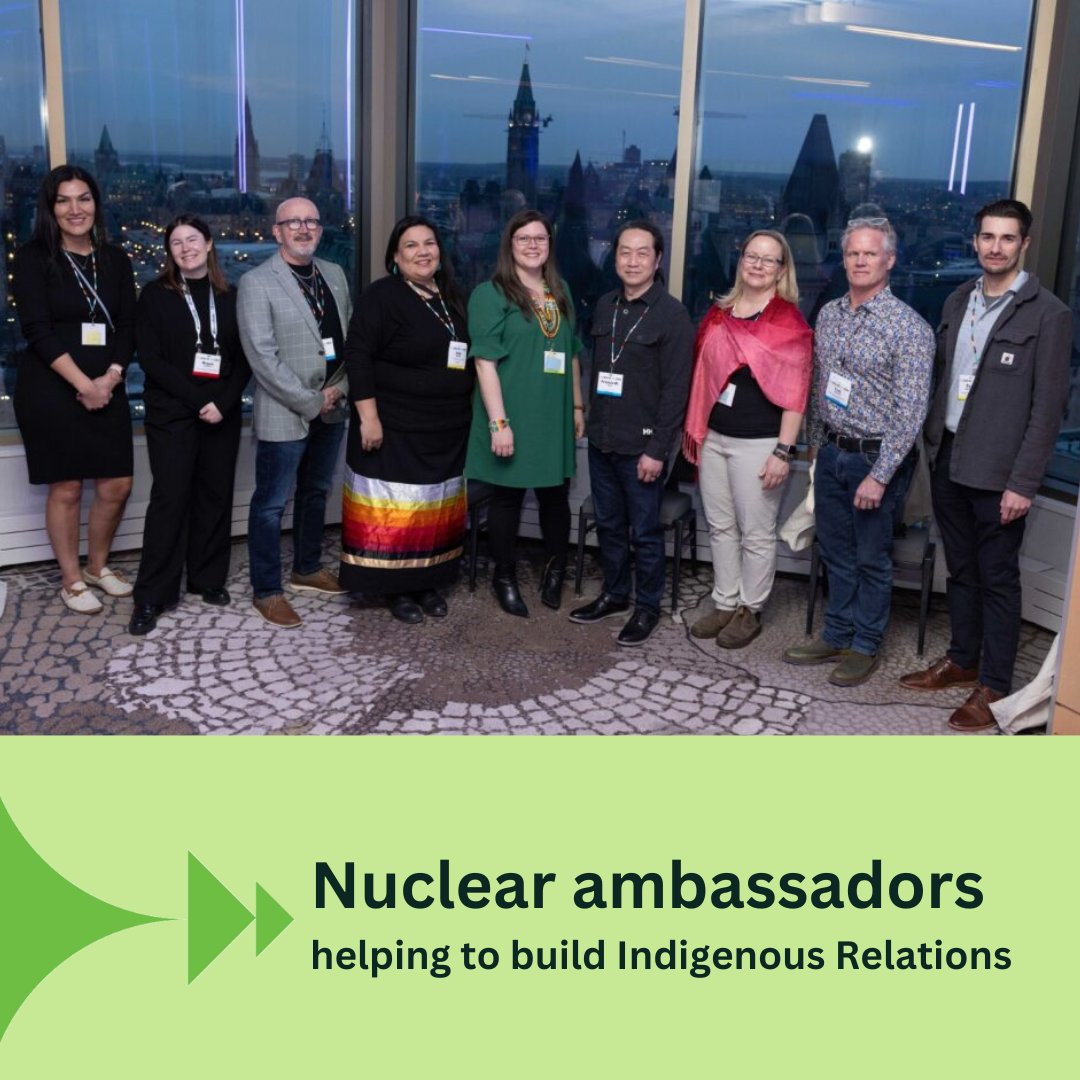Earlier this year at the CNA conference, Indigenous Chiefs received a warm welcome from nuclear ambassadors who helped leaders get their voices heard & questions answered. Learn how this unique program is building relationships for the future: bit.ly/3W4zSYp