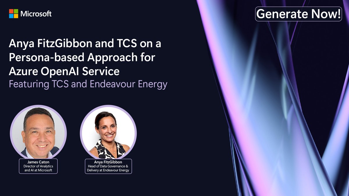 Our partners are driving customer success and making it more possible with #MicrosoftCopilot and #GenAI. ✨ 

Catch expert insights into this innovation, along with partner & customer case studies on James Caton’s vodcast, “Generate Now!”: aka.ms/GenerateNow

#MSGenerateNow