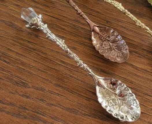 RITUAL TEA SPOON GOLD COLOR . Choose from several colors. Make tea time or rituals even more elegant with these teaspoons. Get yours now from TheMysticRaven.com

themysticraven.com/products/view/… 

#pagansupplies #witchcraft #witchcraftsupplies #witchesofinstagram #magick #pagan