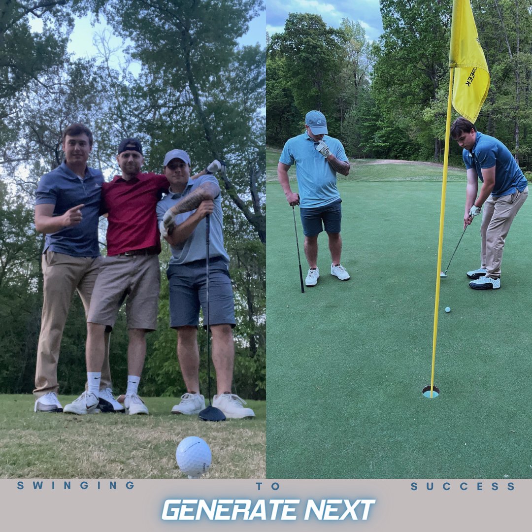 Swinging toward success! ⛳ We're honing in on our skills on and off the greens with the Generate Next team.

#GenerateNext #GenerateNextGreensboro #GreensboroNC