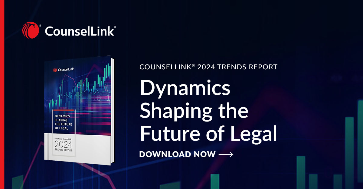 Available Now! The much-anticipated #LexisNexis CounselLink® 2024 Trends Report reveals strategic insights in Large Law share of wallet and domination in five key practice areas. Download your copy: bit.ly/448vPwq #LegalTech #CorporateLegal #InHouseCounsel