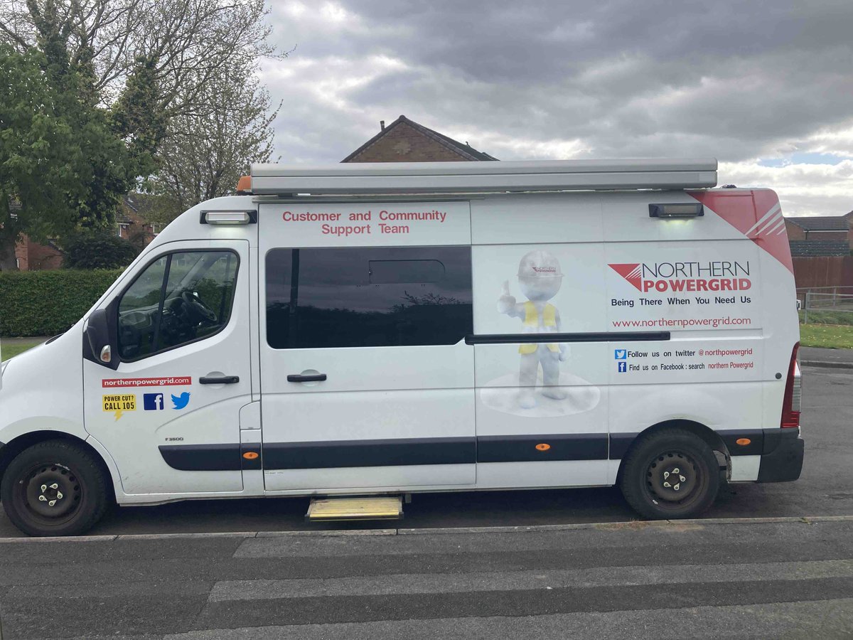 Our Customer Support Vehicle is on site supporting customers affected by the powercut in S71. We are located on Cropton Road near the junction with Wrelton Close with hot drinks and charging points. We will be on site until 16.45. What3words ///super.proceeds.mourner