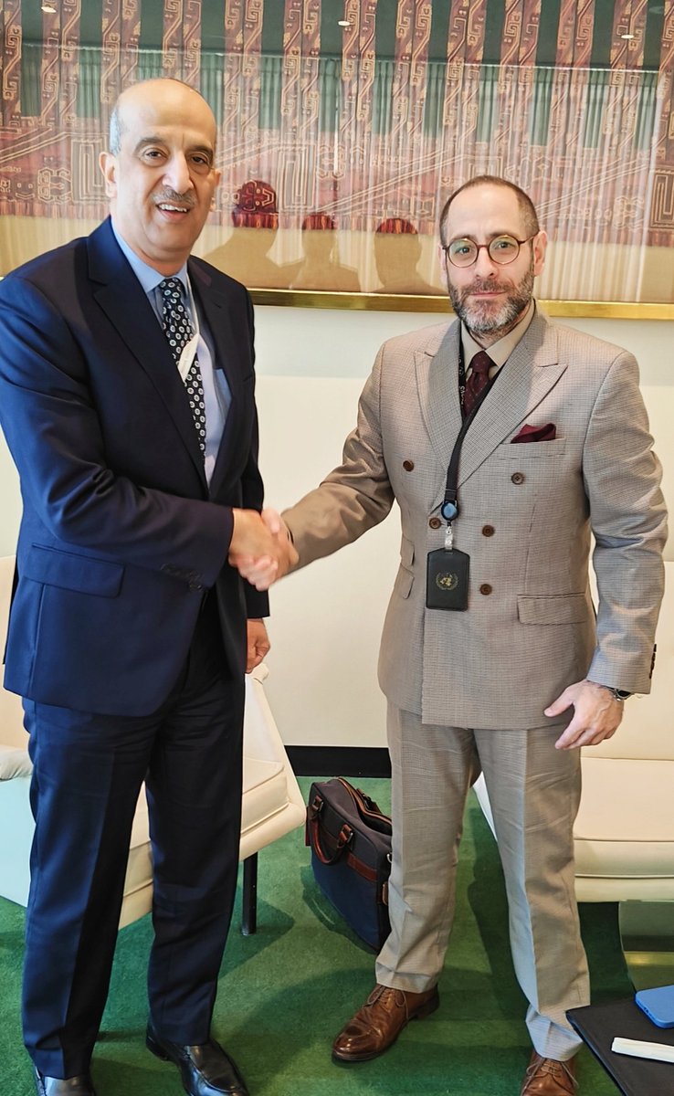 Thank you Ambassador Osama M. Abdelkhalek @EgyptPRNewYork for Egypt's support of @NRC_Norway humanitarian mission in #Gaza, and for the opportunity to discuss our grave concerns for displaced and deprived #Palestinians in #Rafah and beyond.
