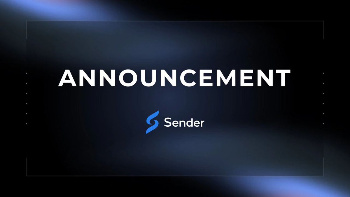 duydatbui22's tweet photo. Supported by Binance Labs backing @SenderLabs 

chéo all https://t.co/9huctvCZAO