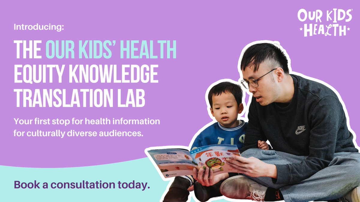 Did you know that it takes 17 years for research evidence to reach clinical practice? 🕒 We can change that. Introducing the #OurKidsHealth Equity Knowledge Translation Lab 🚀 Our mission? To facilitate quicker and more effective access to health research for marginalized…