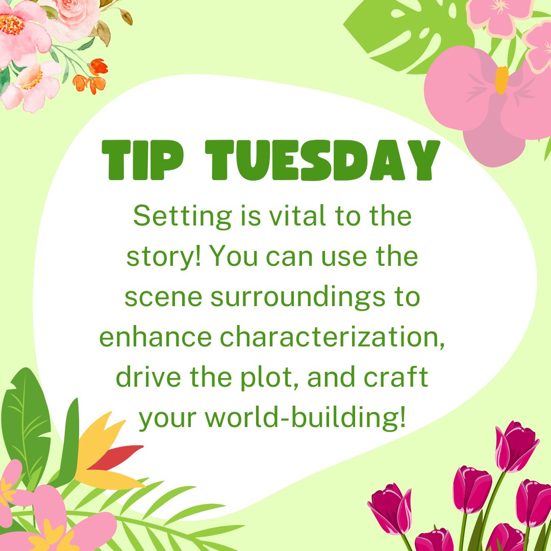 Get_Edited's tweet image. The setting of your work is just as important as your characters! By having a solid description of your surroundings, your audience will much more easily be able to visual your piece!

#bookstagram #singularitypress #getedited #setting #tiptuesday #publishing #editing #writing