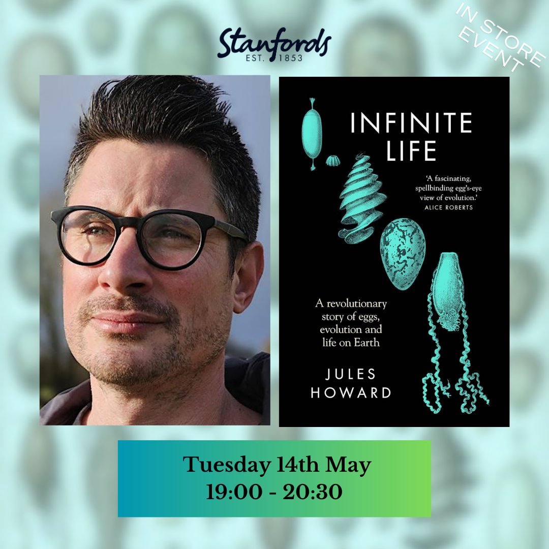 If you think of an egg, what do you see? 🥚 Each animal on the planet owes its existence to one crucial piece of evolutionary engineering: the egg. It’s time to tell a new story of life on Earth! Join us with @juleslhoward and his new book Infinite Life stanfords.co.uk/event-infinite…