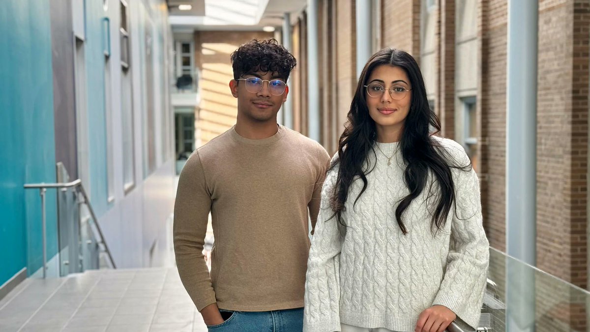 Two co-op students from @WaterlooSci, Murto Hilali and Kritika Grover, made a big impact at their recent work term at SickKids, using AI as a tool to understand cerebral palsy. More: bit.ly/3UbGhOX | #UWaterlooNews