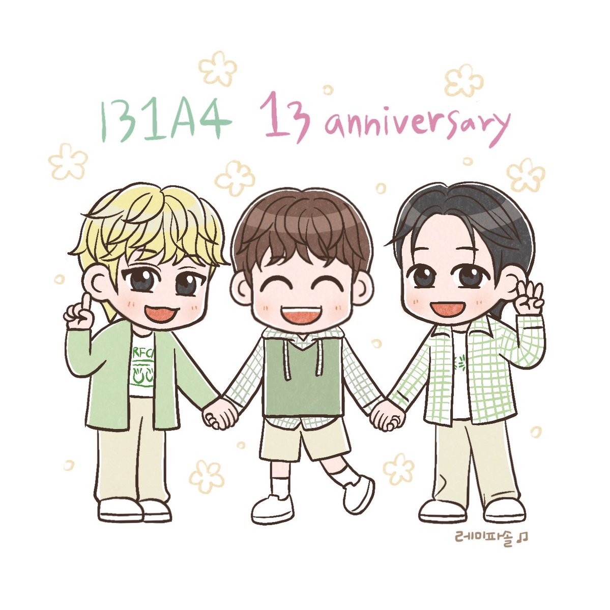 13주년 정말 축하해💚
앞으로도 바나랑 함께 행복하자💚

#B1A4 #신우 #산들 #공찬 
#바나들의13번째봄_비원에이포
#B1A4_13TH_13IRTHDAY