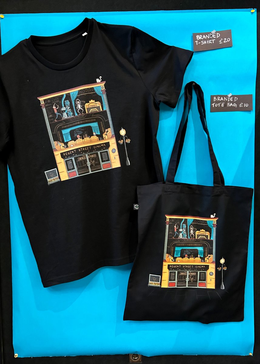 Our gorgeous t-shirts and tote bags are now on sale - get yours next time you come to the cinema!