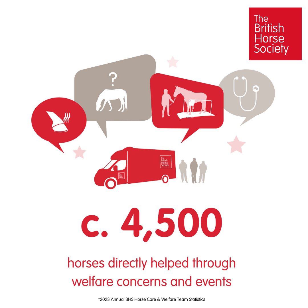 Last year, we directly helped c. 4,500 horses through welfare concerns and events.​ ​ We are always here to help any horse in need and answer any questions, but we need your help 🙏​ ​ Donate to us today 👉 bit.ly/3Q3JsqS #HereToHelp