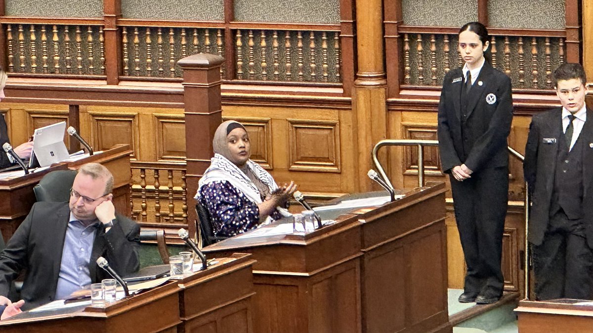 BTW: Sarah Jama is openly defying the keffiyeh ban in the Ontario legislature. #onpoli