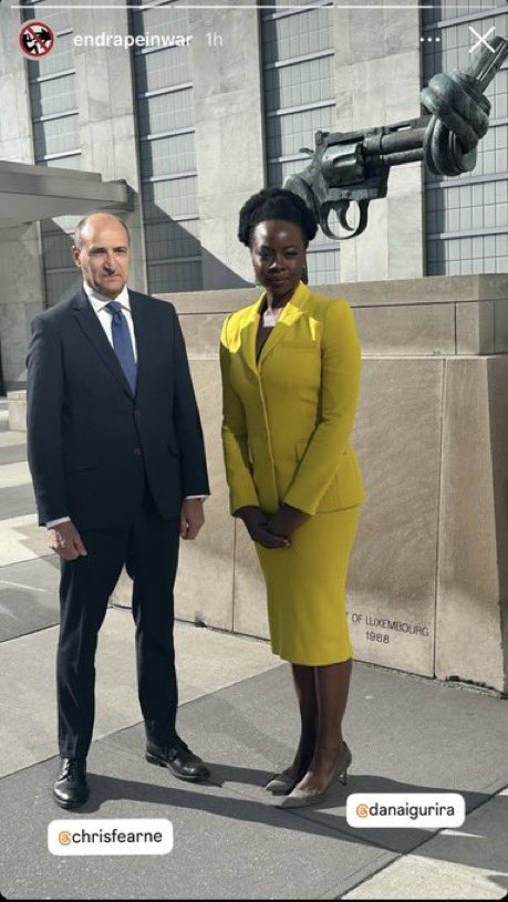 Danai at the UN Security Council talking sexual violence against women and girls