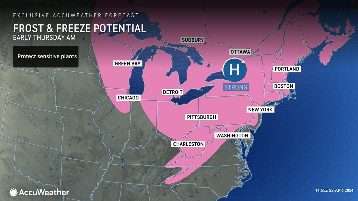 WEATHER @accuweather Tuesday • This afternoon-Clouds, windy and some showers. A bit warmer. High 66. • Tonight-Periods of rain and breezy. Low 42. • Wednesday-Morning showers. A snowflake or two mixed in. Afternoon sun and clouds. High 46.