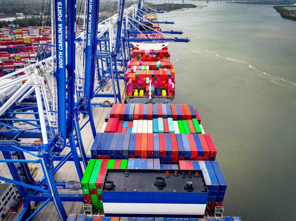 SC Ports reports container growth in March #SOUTHCAROLINAPORTS #SCPORTS bit.ly/4d6l6GF