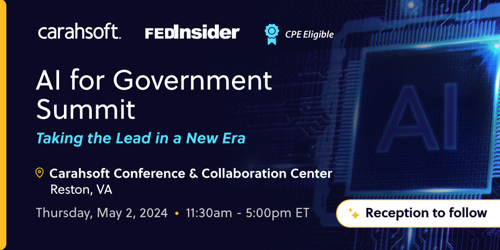 Dive into the transformative power of #AI in the public sector at the AI for Government Summit. Join government officials, AI experts & industry leaders for a half-day of insightful discussions on 5/2. Don't miss out: carah.io/0333ba