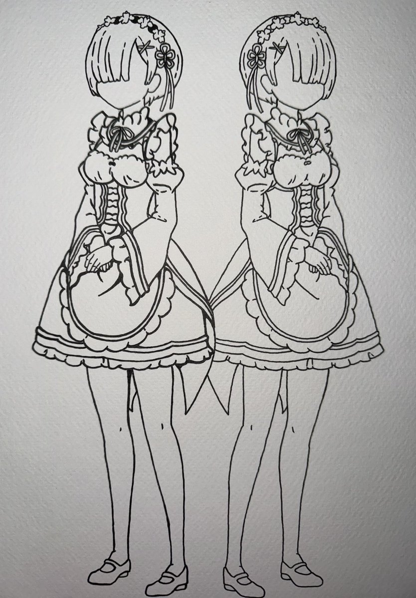 midmoon_art's tweet photo. Re:Zero- rem & ram
Media-fineliner
App- IBispaintX
Size-A4
Difference in thicker line work
#art #ArtistOnTwitter #artist #drawing #drawingart #anime #AnimeArt #Rezero #ReZero #ReZerofanart #rem #ram #ReZeroram #ReZerorem #remart #ramart #RemandRam #remandramart https://t.co/TnauWtnKaR