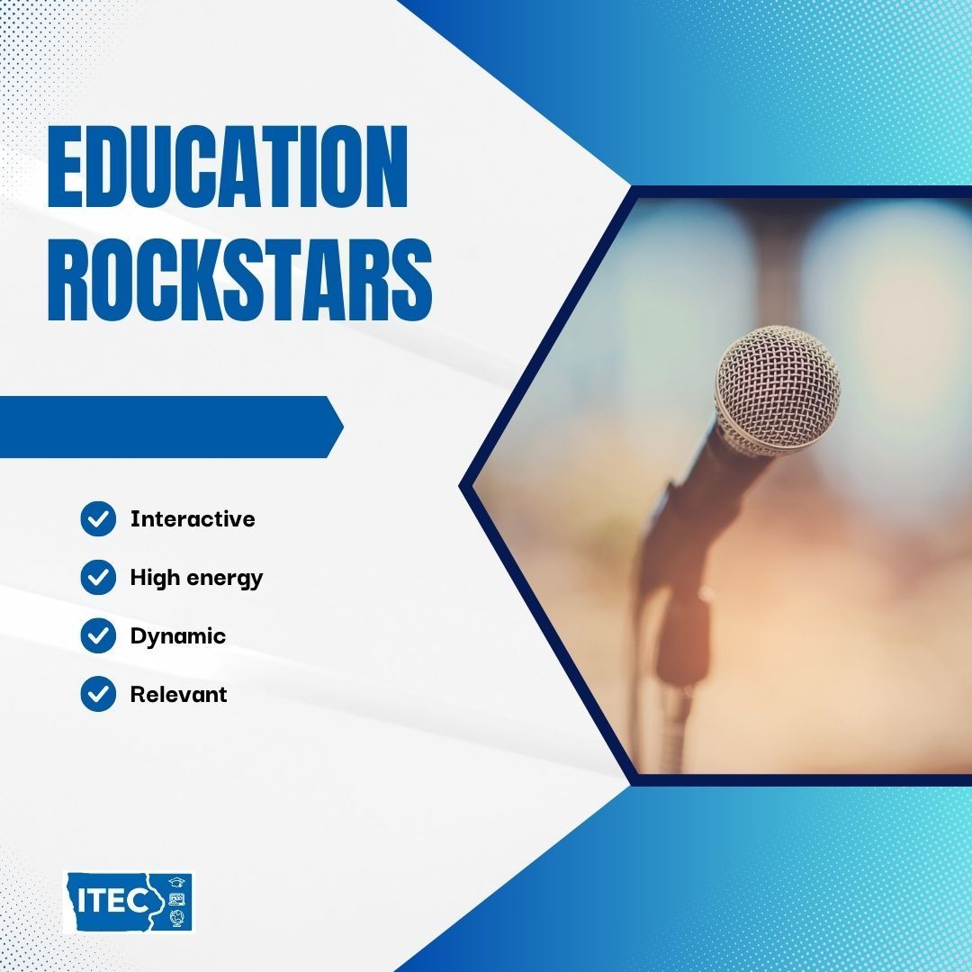 If you had the chance to listen to an Education Rockstar speak at a conference, who would you pick? 🗣️ Share in the comments #itecia #edtech #education