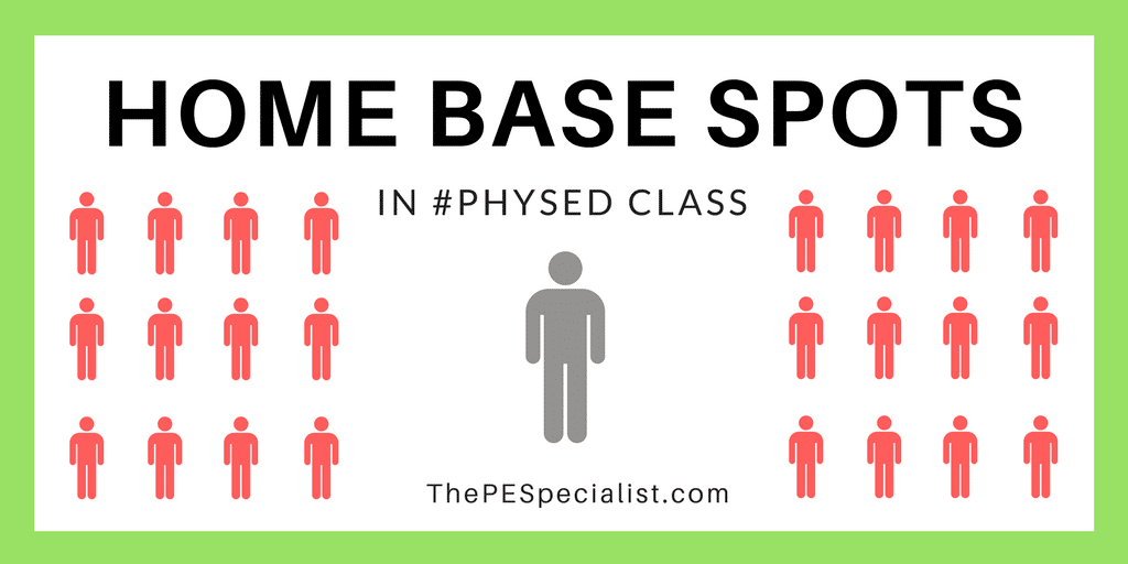 Looking for a quick and easy way to take attendance, warmup or stretch in #physed ? Check this out: thepespecialist.com/homebasespots/ #pe #peteacher #physed #pegeeks #iteachpe #physicaleducation