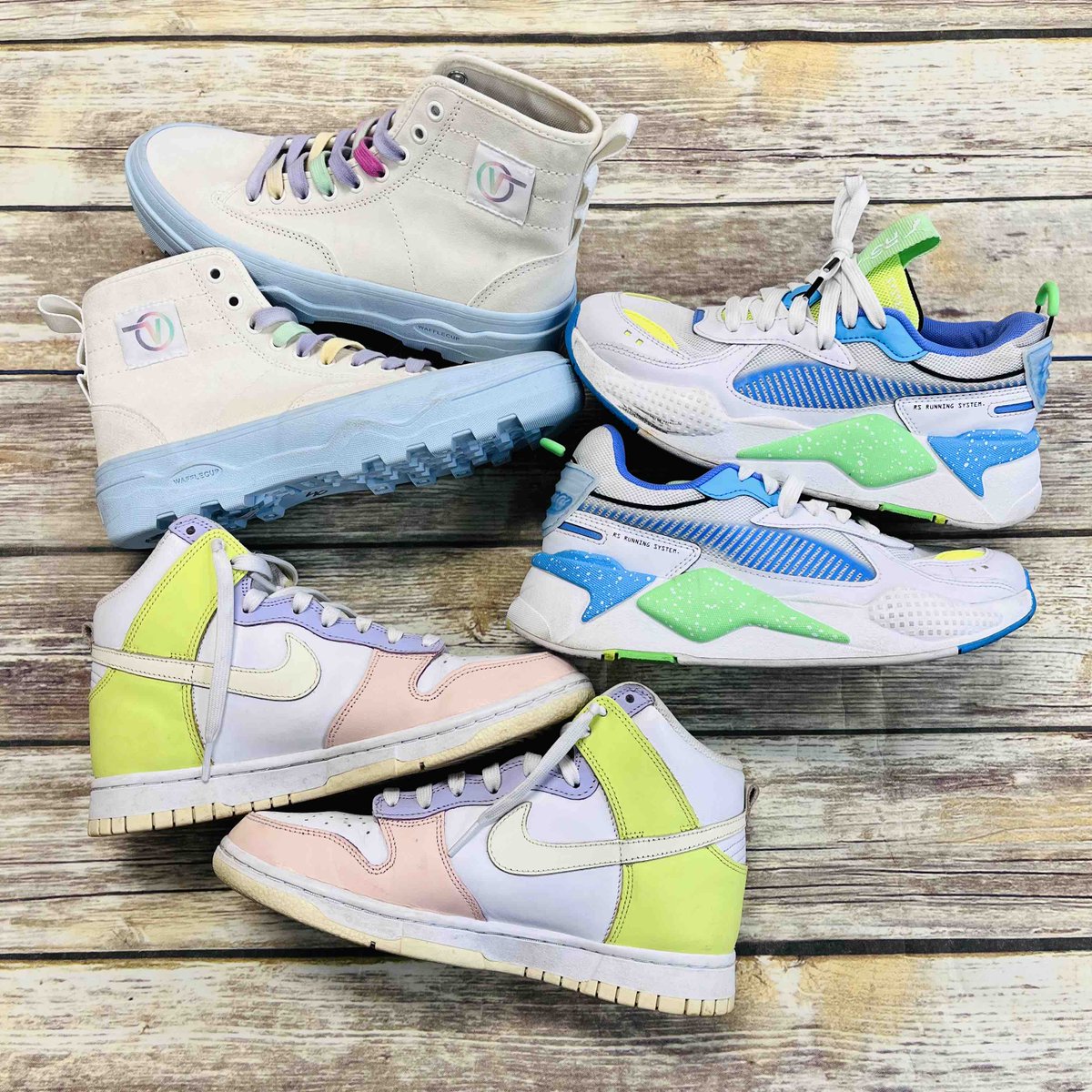 Find athletic shoes in any style or color for affordable prices at Plato’s Closet 😇
——-
#gentlyused #platoscloset #thriftedootd #thriftedstyle #brandsforless