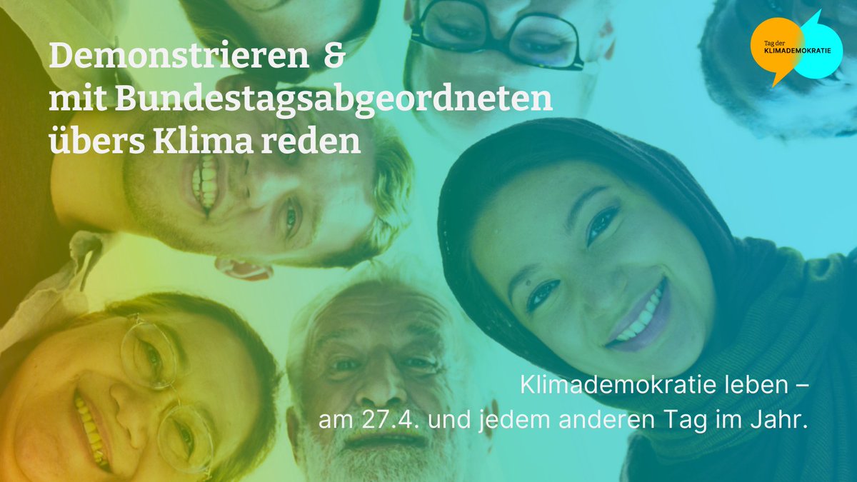 Klima 🤝 Demokratie

(Klima-)demokratie leben geht auf vielen Wegen. Das Wichtigste dabei: das Miteinander wieder in den Fokus setzen. Am #TagDerKlimademokratie gehen wir in den direkten Austausch mit Politiker:innen, bist du dabei?

@klimademokratie

👉 tagderklimademokratie.de/dialog/